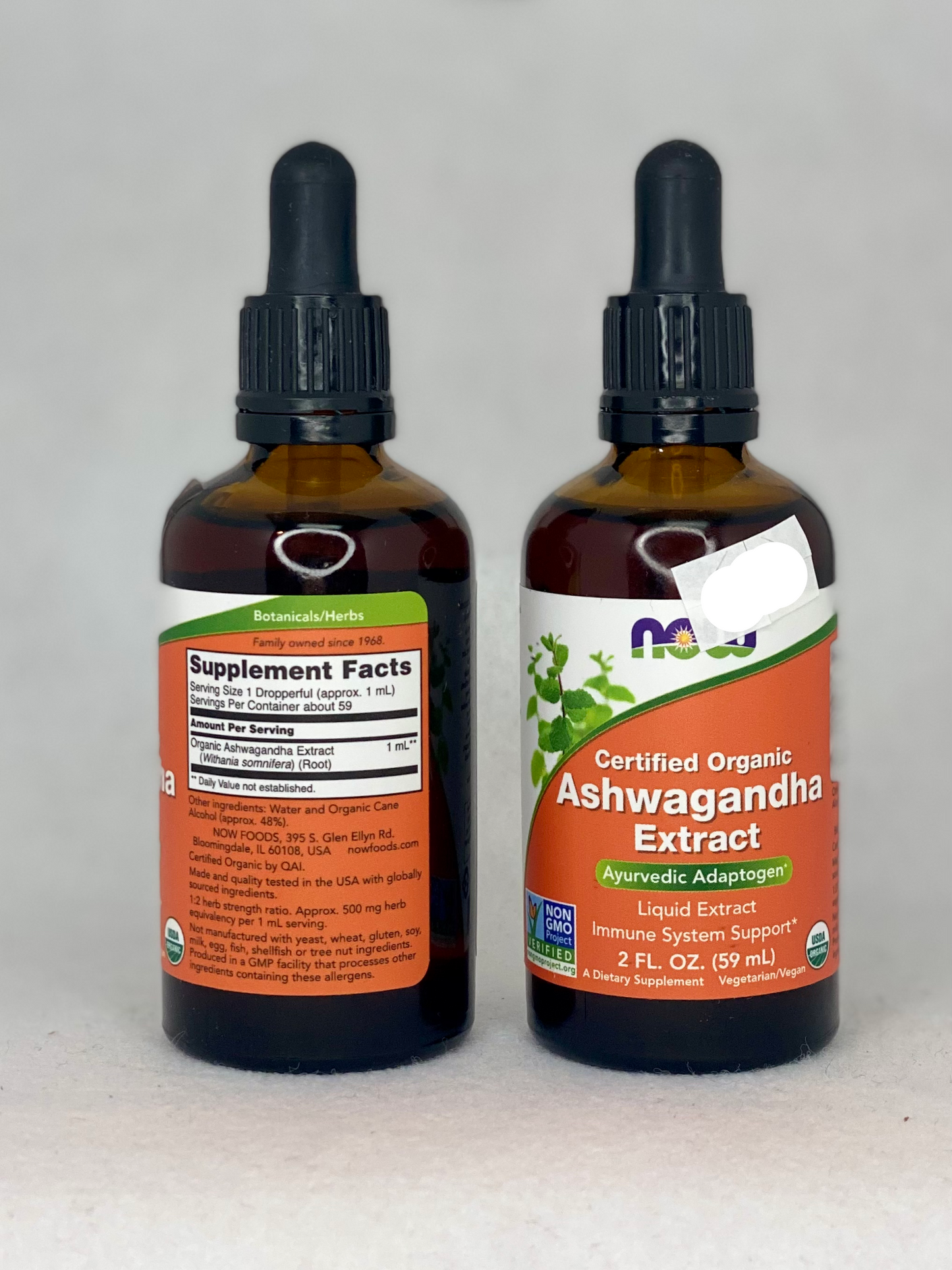 Now Ashwagandha Extract Certified Organic image 0