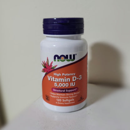 Now Vitamin D-3 High Potency image 1