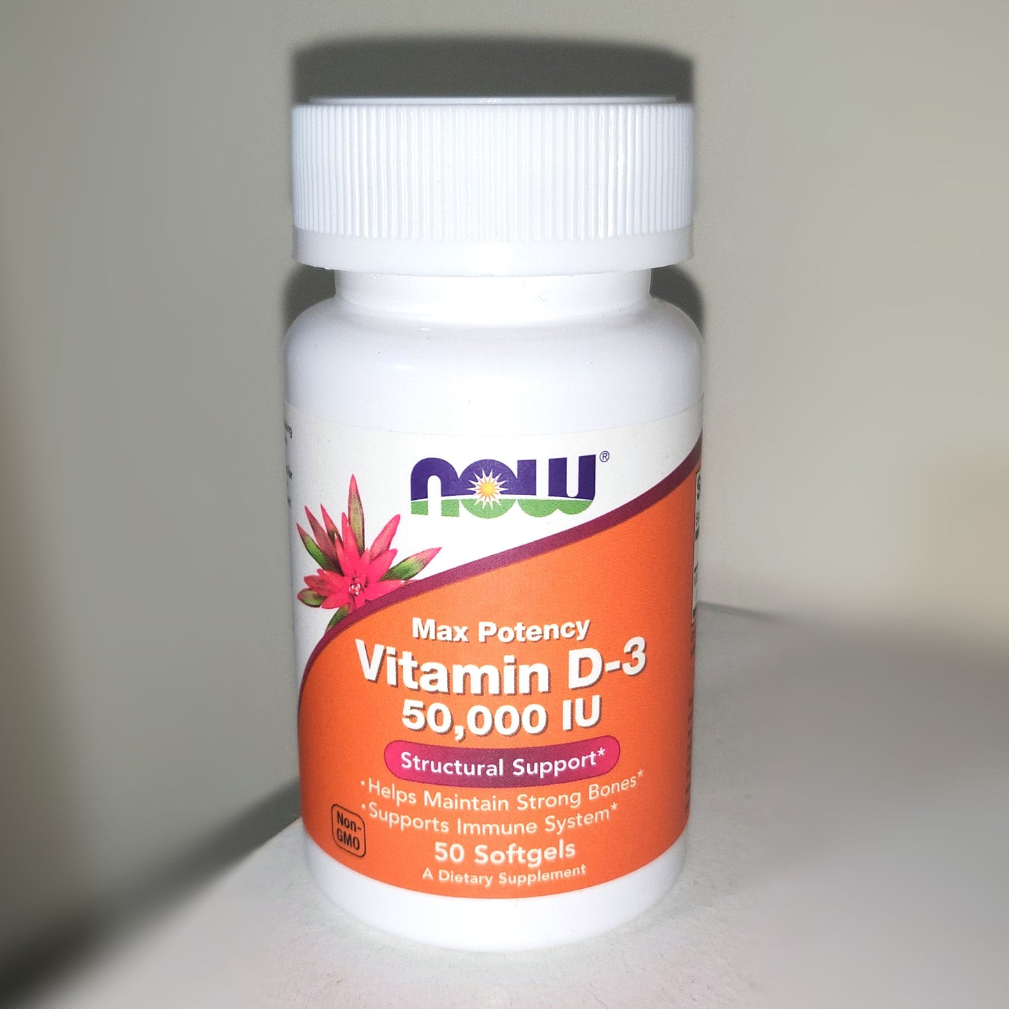 Now Vitamin D-3 Max Potency 50000 IU image 0