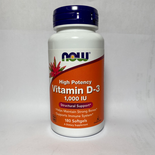 Now Vitamin D-3 High Potency image 0
