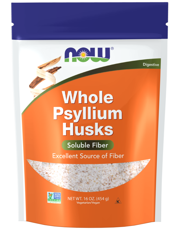Now Whole Psyllium Husks 16Oz image 0