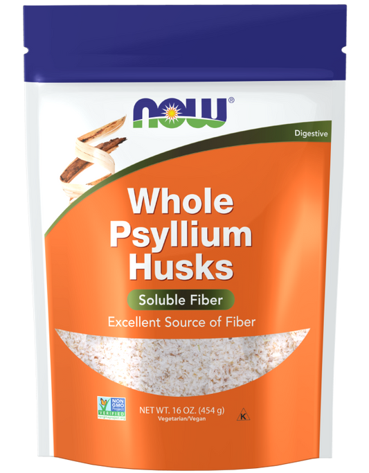 Now Whole Psyllium Husks 16Oz image 0