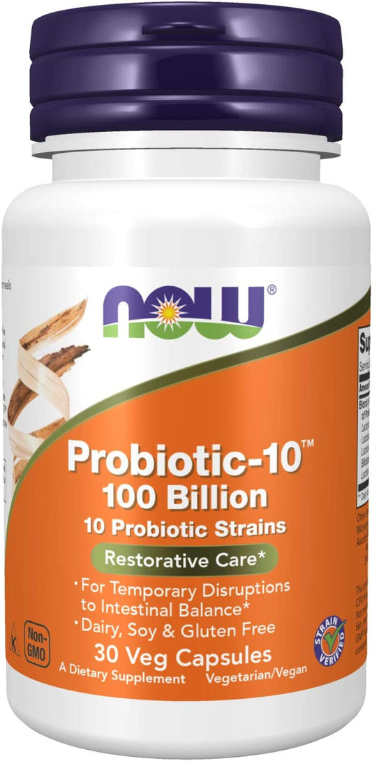 Now - Probiotic-10 100 billion image 0